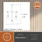 Vaxcel Kassidy 5-Light Chandelier in Black and Natural Brass, , large