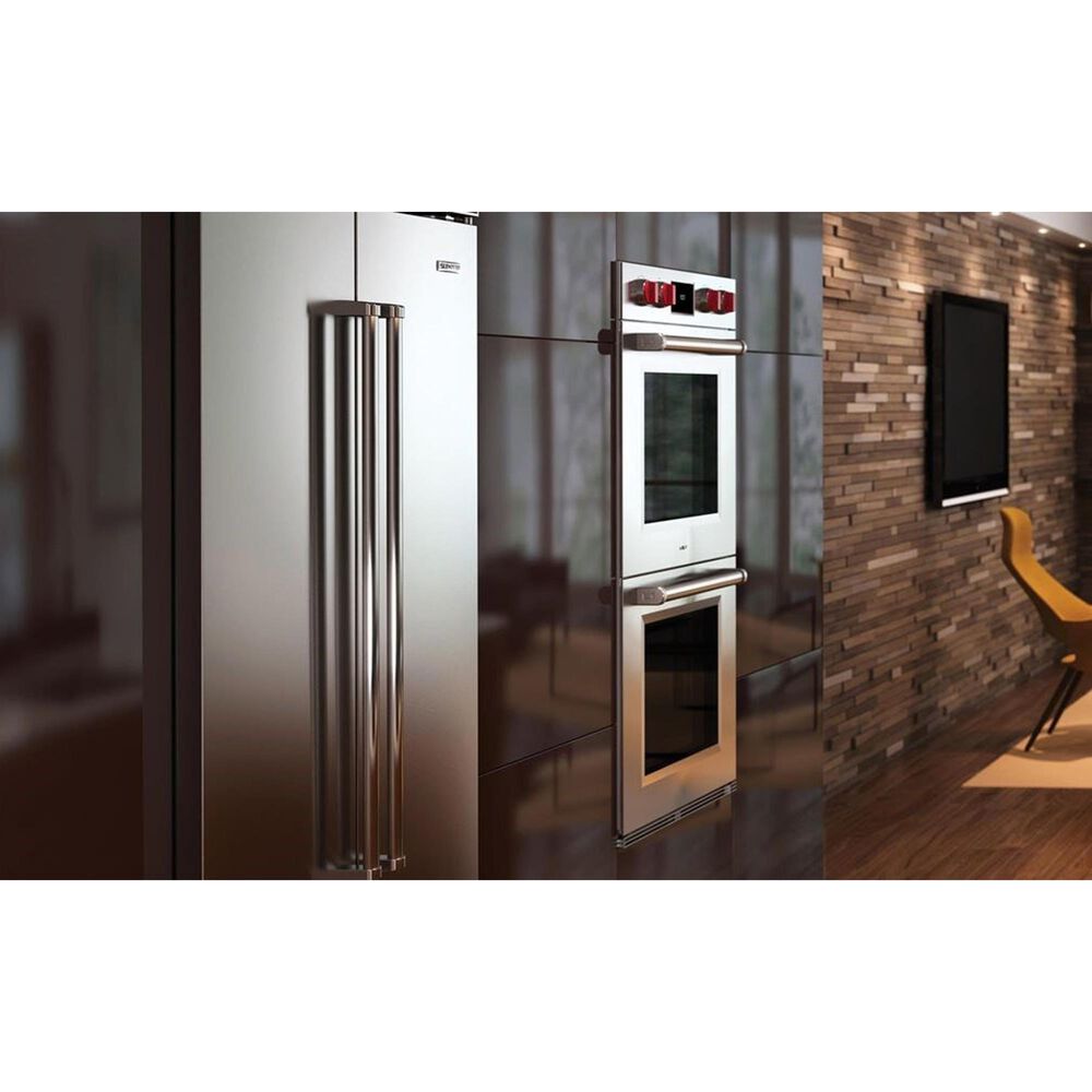 Wolf 30&quot; M Series Professional Built-In Double Electric Wall Oven with Convection in Stainless Steel, , large