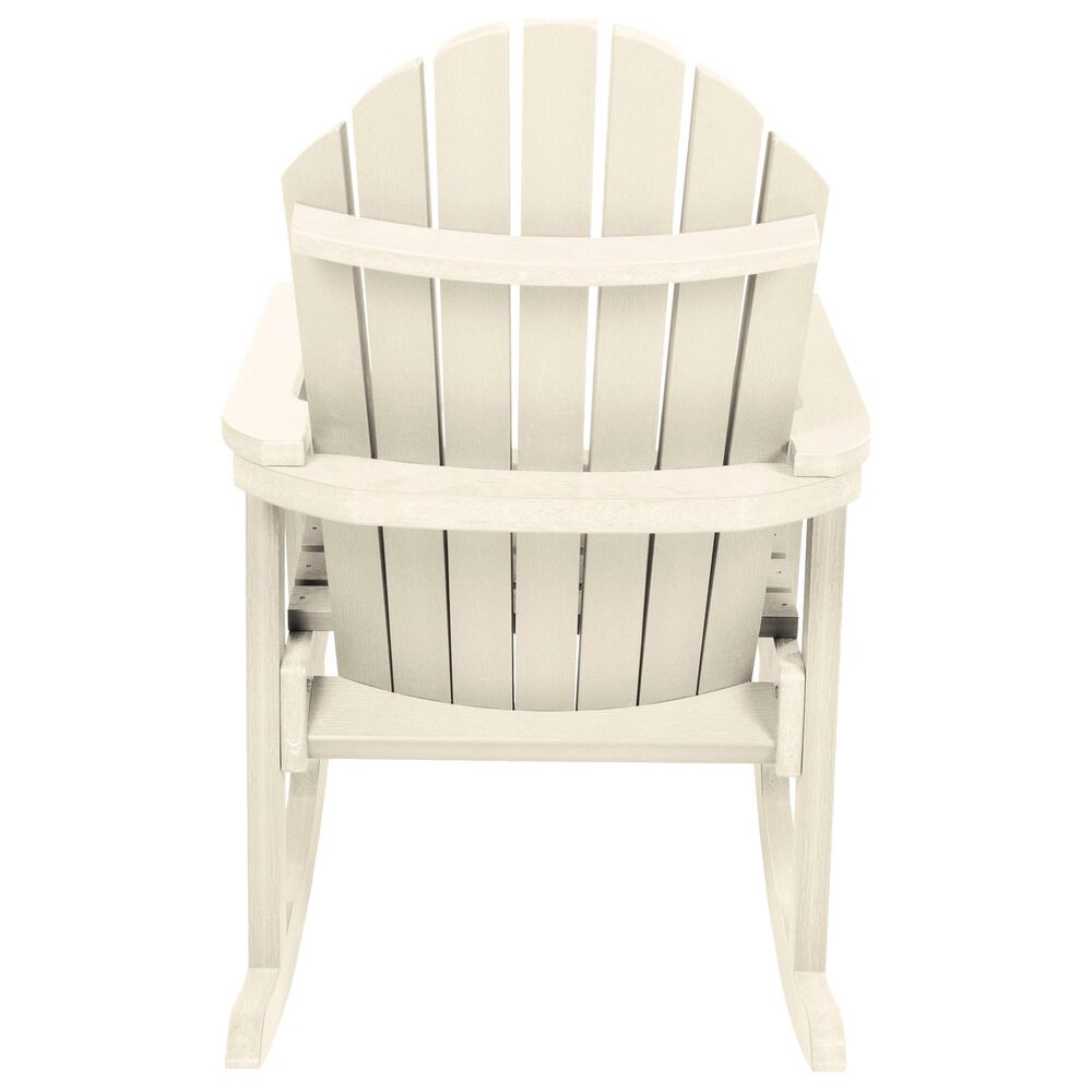 Highwood USA Hamilton Patio Rocking Chair in Whitewash NFM