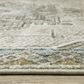 Oriental Weavers Venice Padua 2"3" x 7"6" Grey and Blue Runner, , large