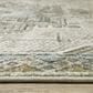 Oriental Weavers Venice Padua 2"3" x 7"6" Grey and Blue Runner, , large