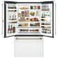 Cafe 23.1 Cu. Ft. Counter Depth French Door Refrigerator in Matte White in Brushed Bronze, , large