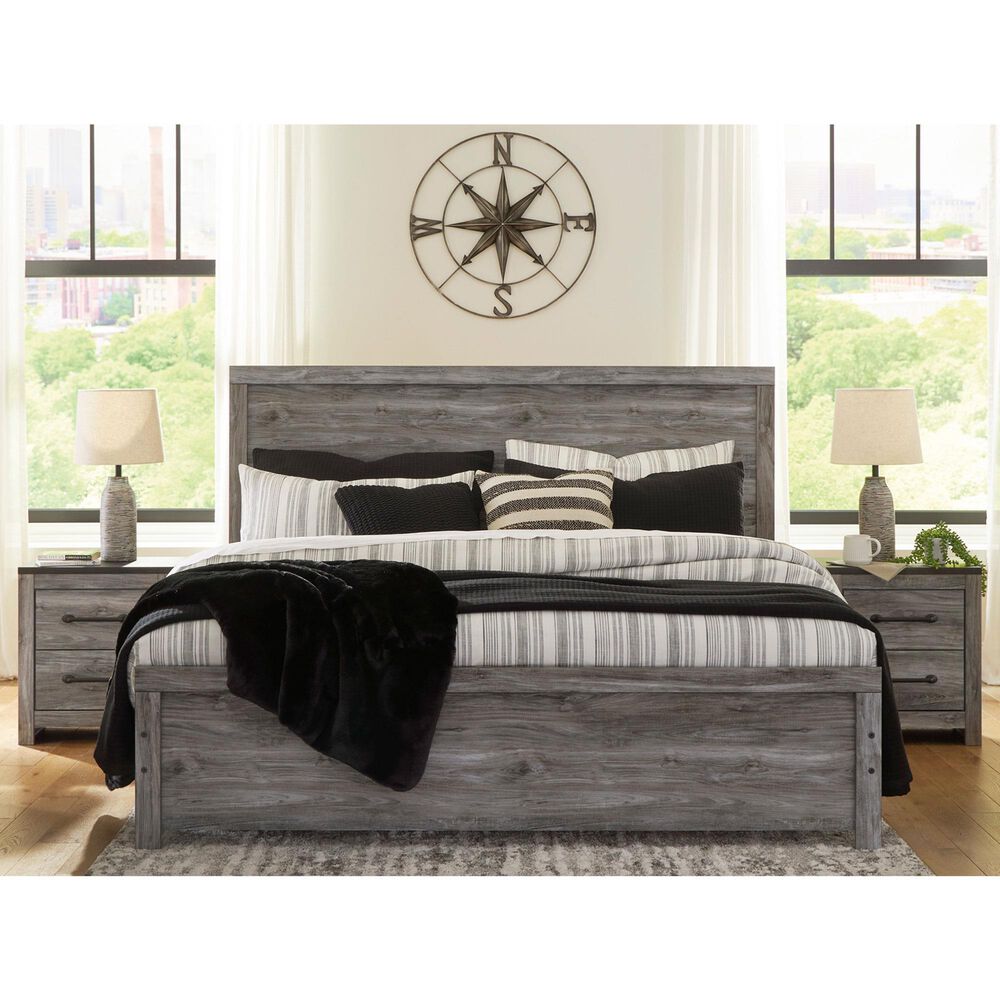 Ashley Bronyan 3-Piece King Bedroom Set with Nightstand in Dark Gray, , large