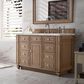 James Martin Vanities Bristol 48" Single Bathroom Vanity in Whitewashed Walnut with 3 cm Victorian Silver Quartz Top and Rectangular Sink, , large