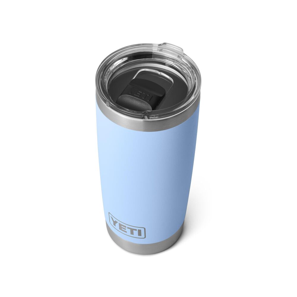 YETI Rambler 20 oz Tumbler with Magslider Lid in Big Sky Blue, , large