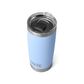 YETI Rambler 20 oz Tumbler with Magslider Lid in Big Sky Blue, , large