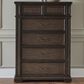 Belle Furnishings Provence Park 6-Drawer Chest in Chateau Brown, , large