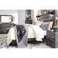 Ashley Drystan King Panel Headboard in Rustic Brown, , large
