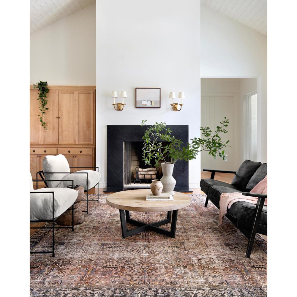Chris Loves Julia x Loloi Jules 5&#39; x 7&#39;6&quot; Terracotta and Multicolor Area Rug, , large