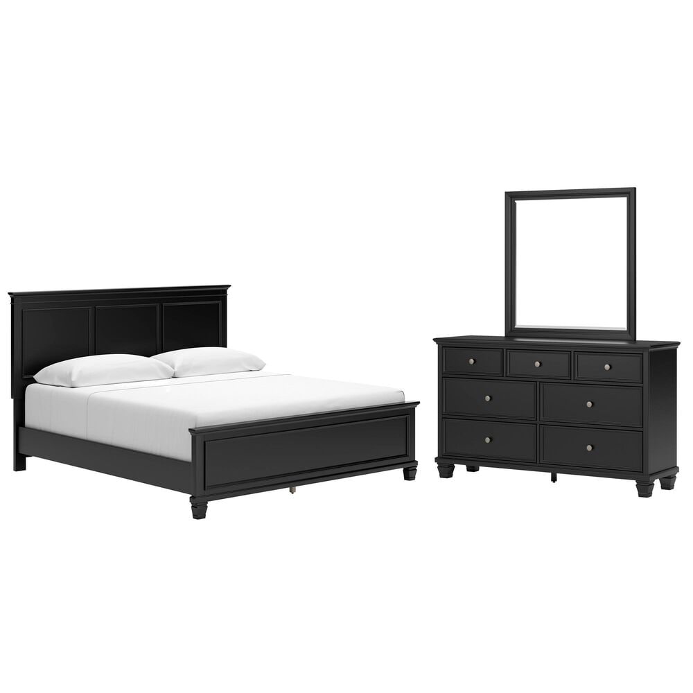 Ashley Lanolee 3-Piece King Bedroom Set in Black, , large