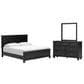 Ashley Lanolee 3-Piece King Bedroom Set in Black, , large
