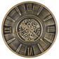 Howard Miller Lucian Wall Clock in Charcoal and Gold, , large