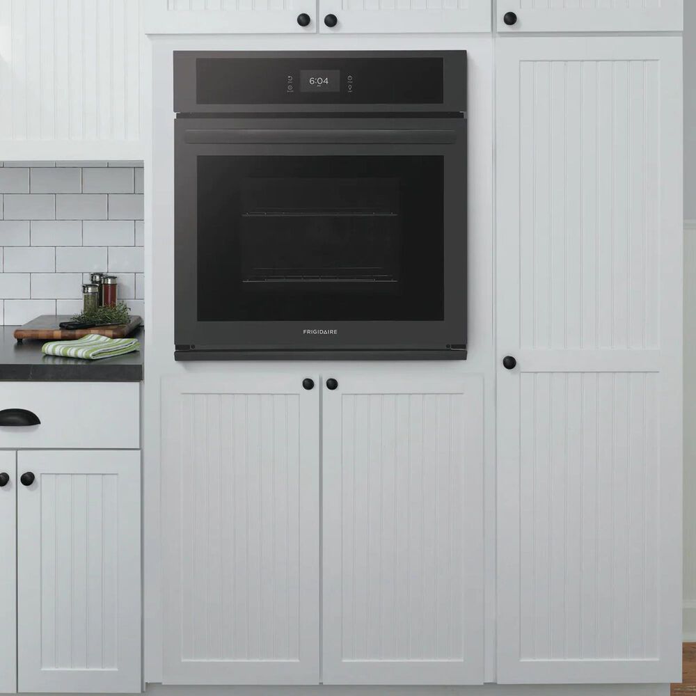 Frigidaire 27" Single Electric Wall Oven with Fan Convection in Black NFM