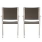 Hearth and Haven Cape Coral Outdoor Wicker Dining Chair in Grey (Set of 2), , large
