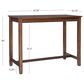 Linon Home Decor Claridge Counter Height Pub Table in Rustic Brown - Table Only, , large