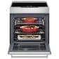 KitchenAid 2-Piece Kitchen Package with 6.4 Cu. Ft. Slide-In 4-Element Electric Range and 1.1 Cu. Ft. Over-The-Range Microwave Oven in Stainless Steel, , large