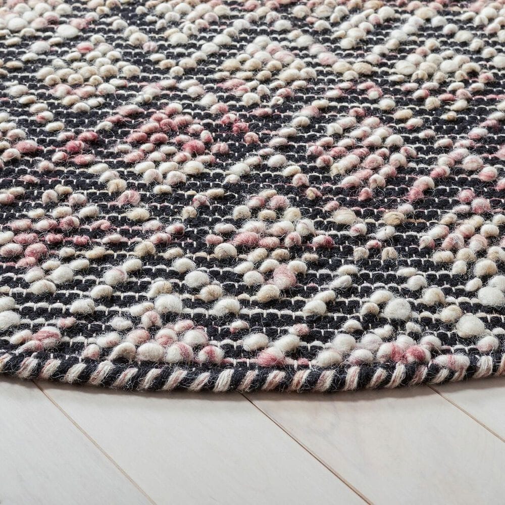 Safavieh Natura 6&#39; Round Ivory and Red Area Rug, , large