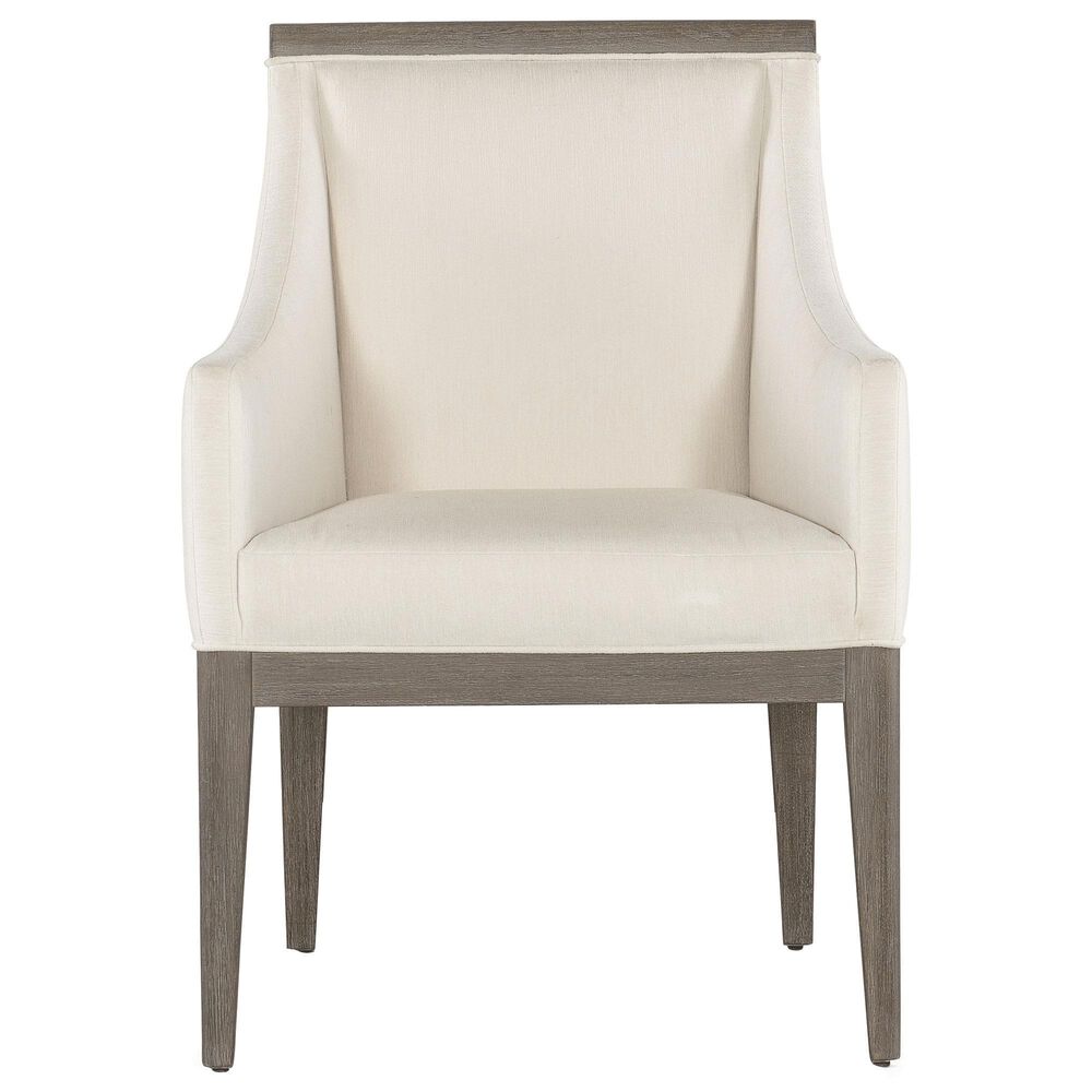 Hooker Furniture Modern Mood Arm Chair with Beige Cushion in Earthy Brown, , large