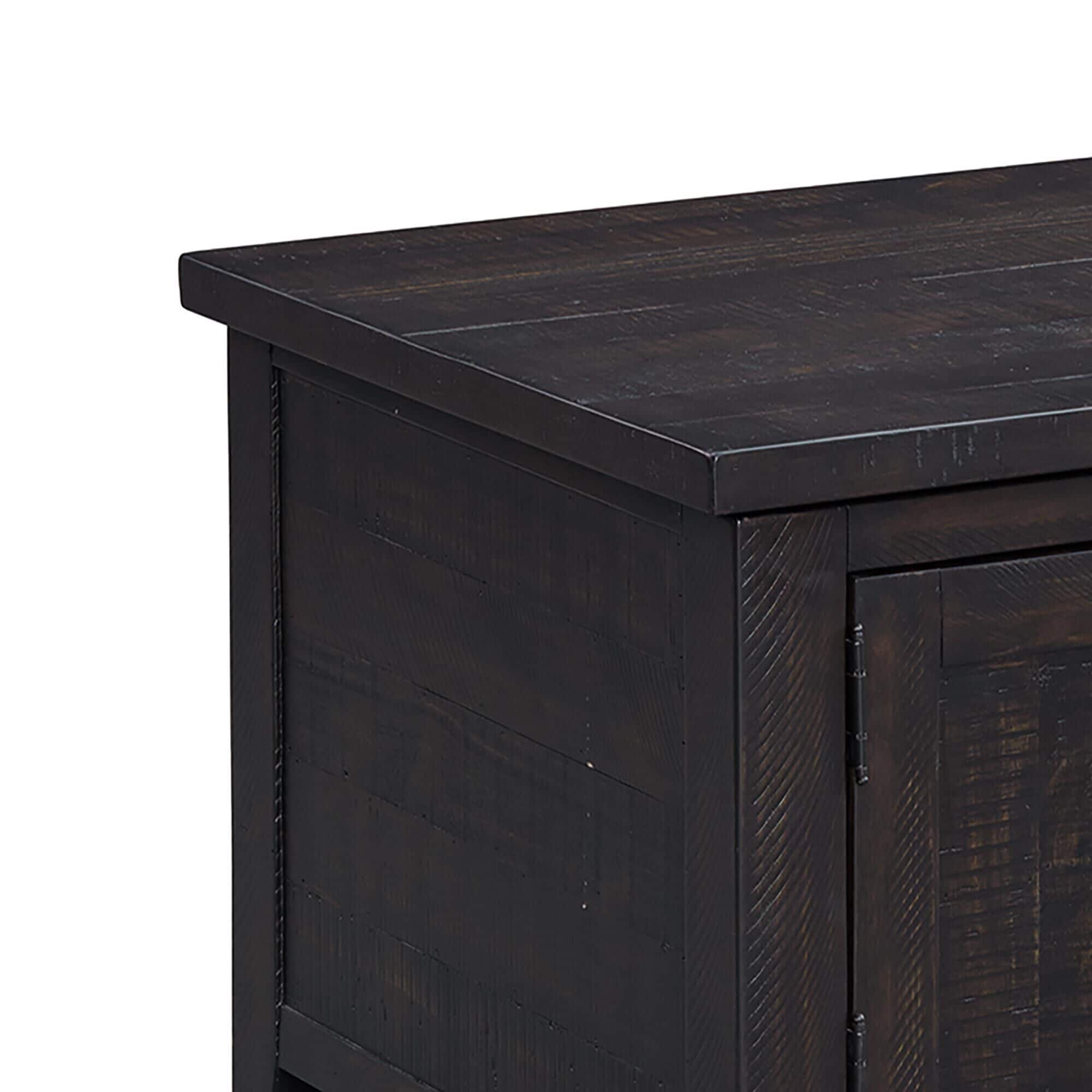 Mayberry Hill Kendyl 2-Drawer Coffee Table with Lift Top in Espresso