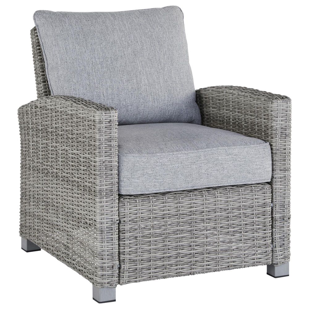 Ashley Naples Beach Patio Lounge Chair in Light Gray, , large