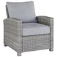 Ashley Naples Beach Patio Lounge Chair in Light Gray, , large