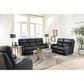Catnapper Angelo Power Reclining Sofa with Power Headrest in Black, , large