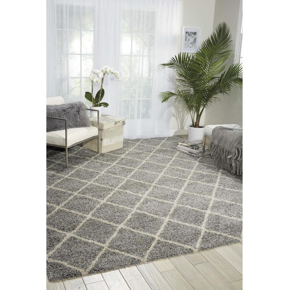 Nourison Brisbane BRI08 5&#39; x 7&#39; Ash Area Rug, , large