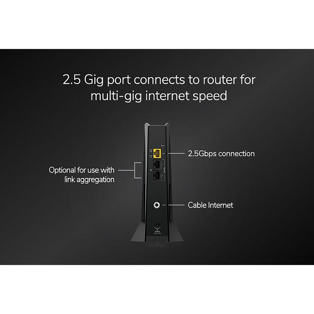 NETGEAR Nighthawk CM3000 Mid/High-Split Cable Modem in Black, , large