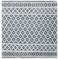 Safavieh Natura NAT482A 6" Square Ivory and Black Area Rug, , large
