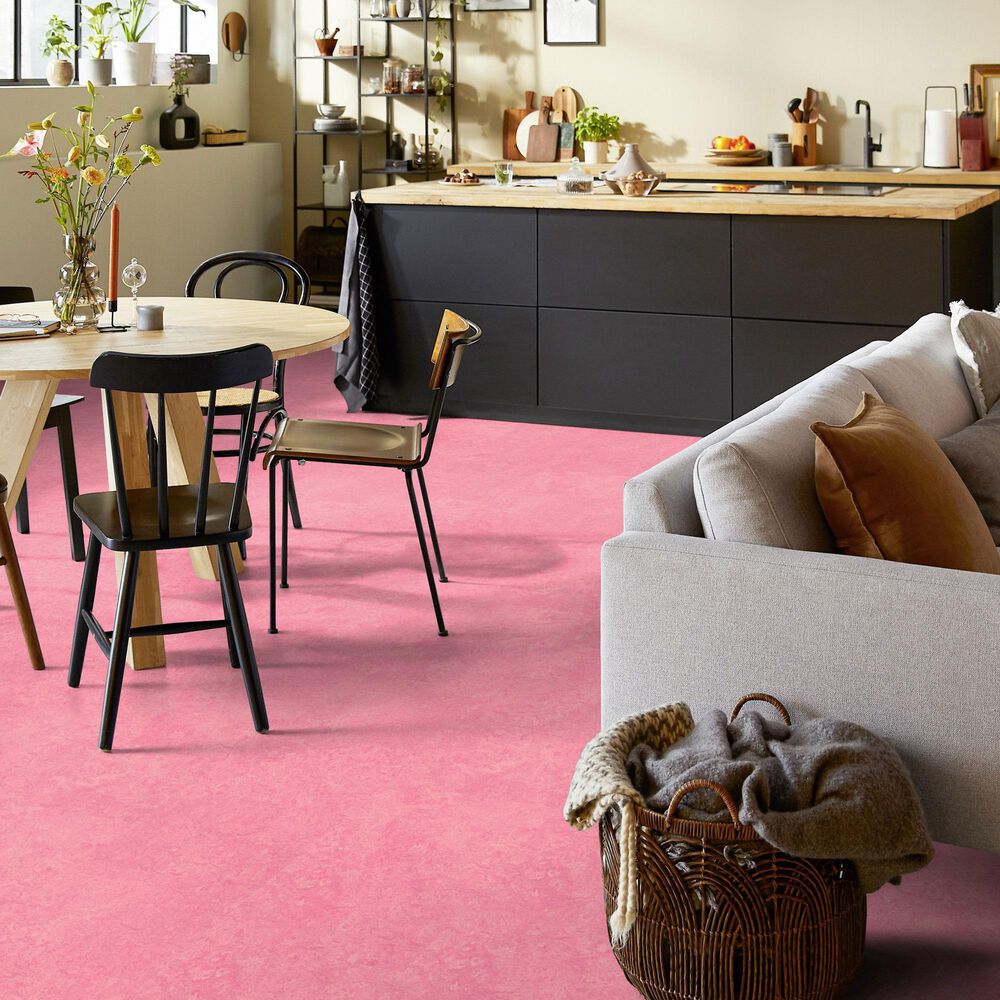 Forbo Marmoleum Cinch Loc Seal 12&quot; x 12&quot; Laminate Tile in Honey Suckle, , large