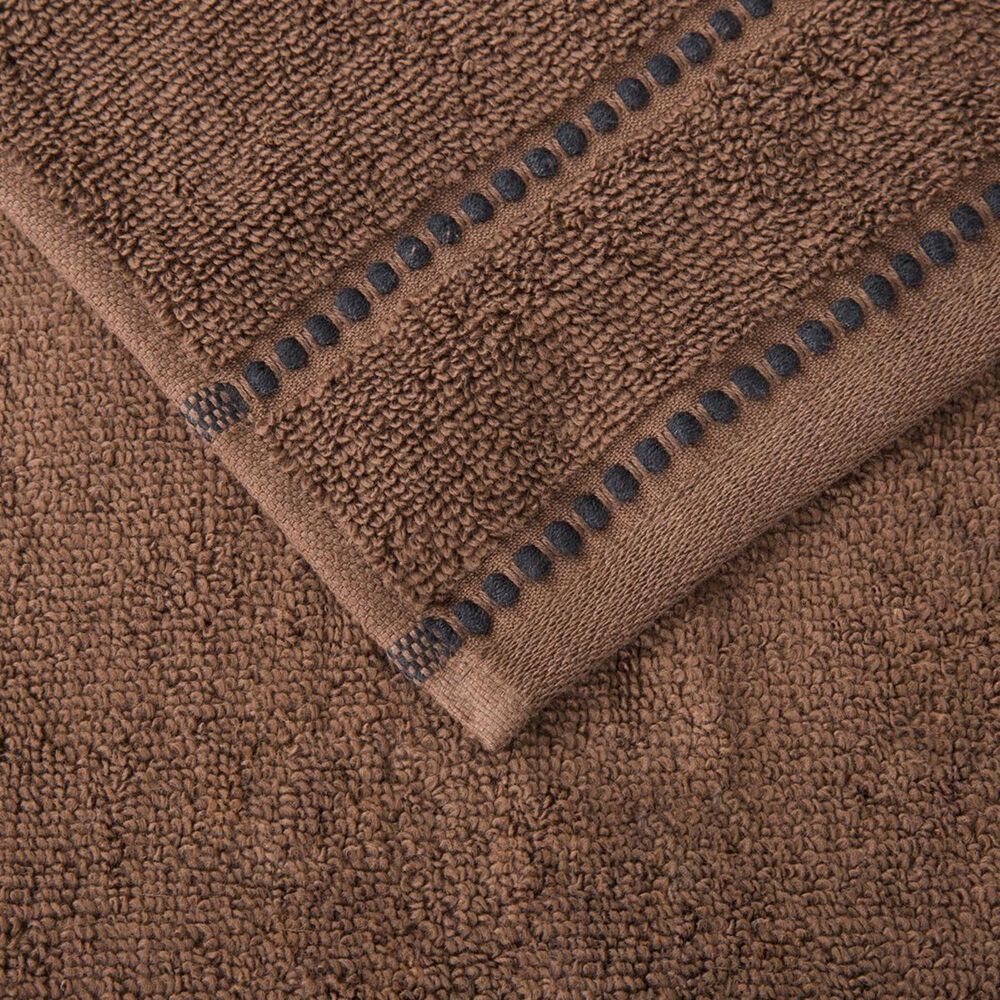 Timberlake Lavish Home 6-Piece Quick Dry Towel Set in Chocolate, , large