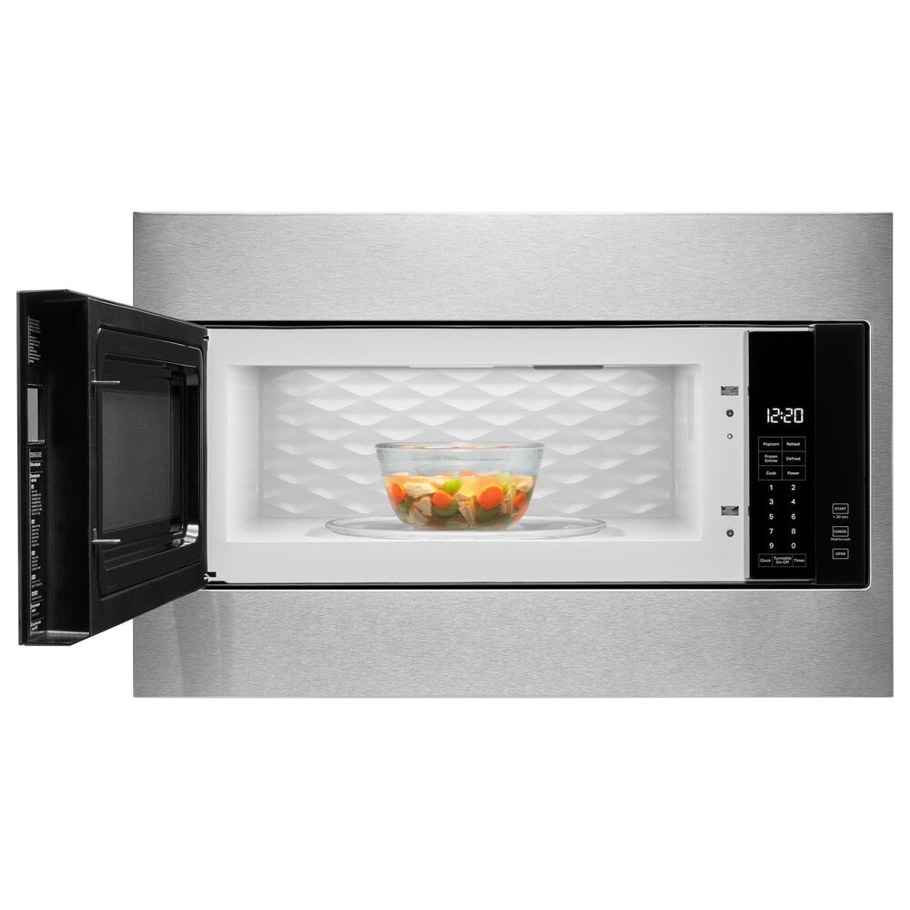 Whirlpool 1.1 Cu. Ft. Built-In Microwave with Standard Trim Kit in Stainless Steel, , large
