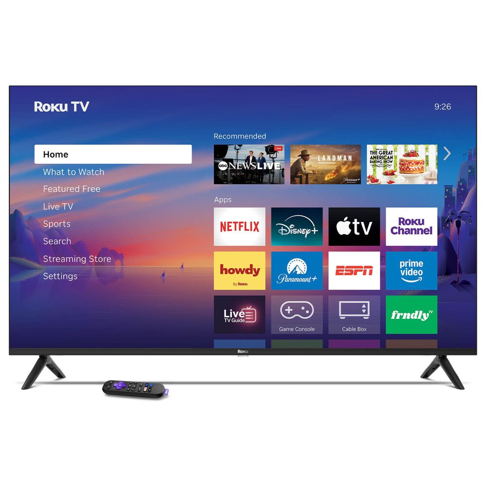 Roku 50" Class Select Series 4K QLED in Black - Smart TV, , large