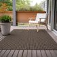Dalyn Rug Company Hinton 10" x 14" Chocolate Indoor/Outdoor Area Rug, , large