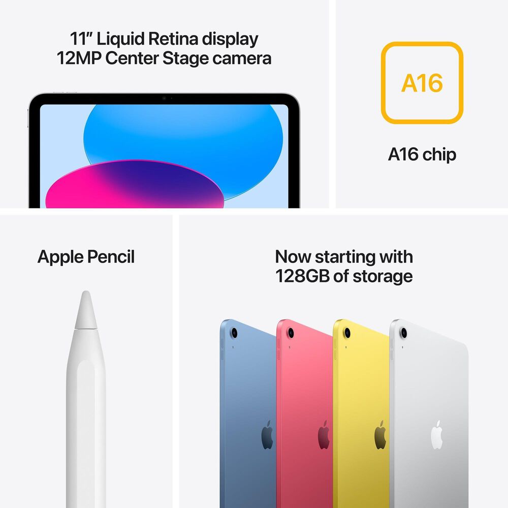Apple iPad 11-Inch A16 chip with Wi-Fi + Cellular - 512GB in Pink, , large