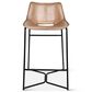 Home Trends & Design Essex Stanley Counter Stool in Top Grain Leather, , large