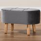 Baxton Studio Simone Ottoman in Grey/Natural, , large