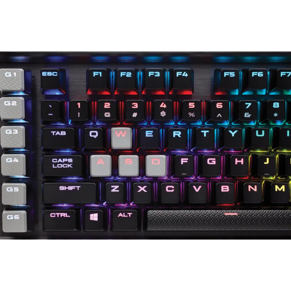 Corsair K95 Rgb Platinum Mechanical Gaming Keyboard Cherry Mx Brown In Black Nebraska Furniture Mart