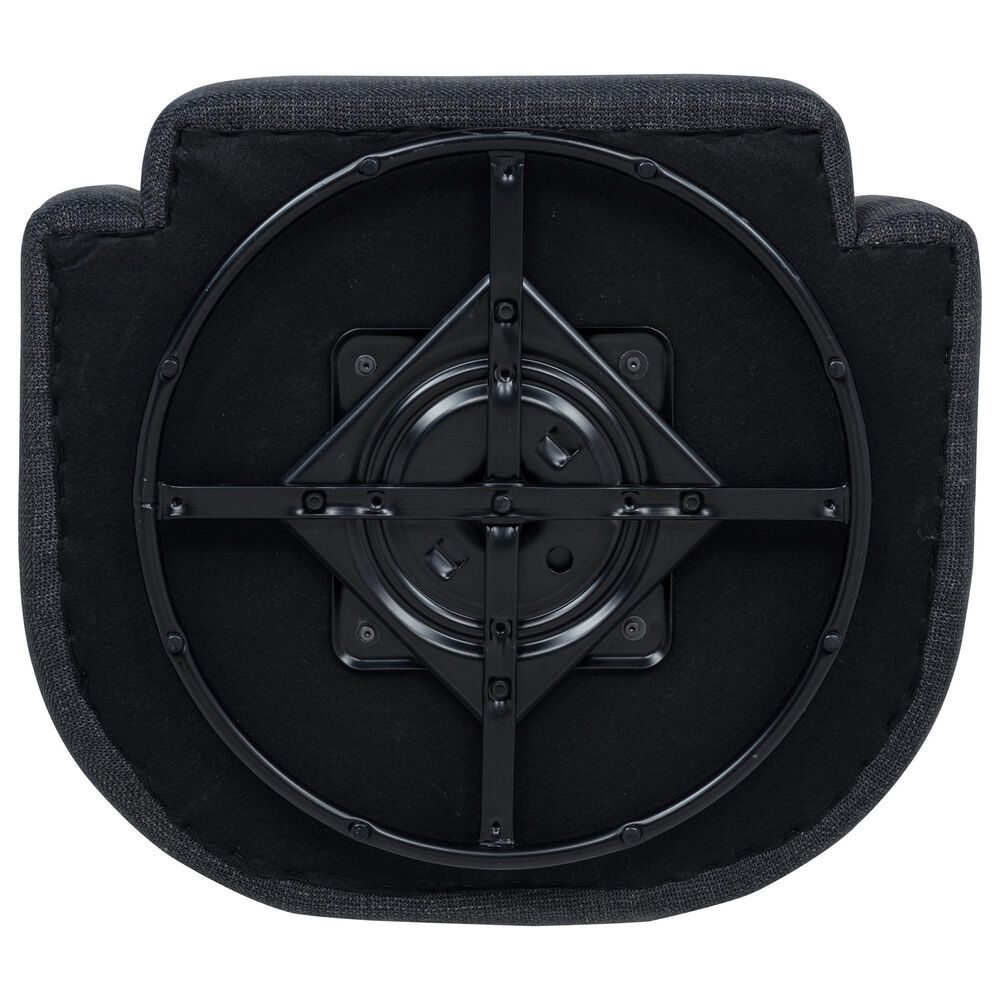 Coaster Mossbrook Swivel Accent Chair in Anthracite, , large