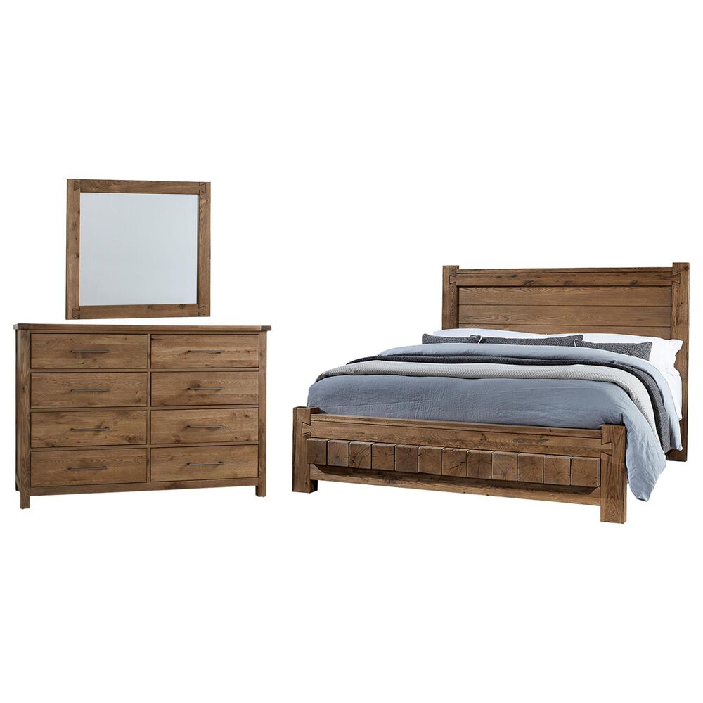 Viceray Collections Dovetail 3 Piece King Bedroom Set in Natural, , large