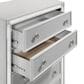 New Heritage Design Stardust 5-Drawer Chest in White, , large