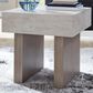 Ashley Jorlaina Square End Table in Light Grayish Brown, , large