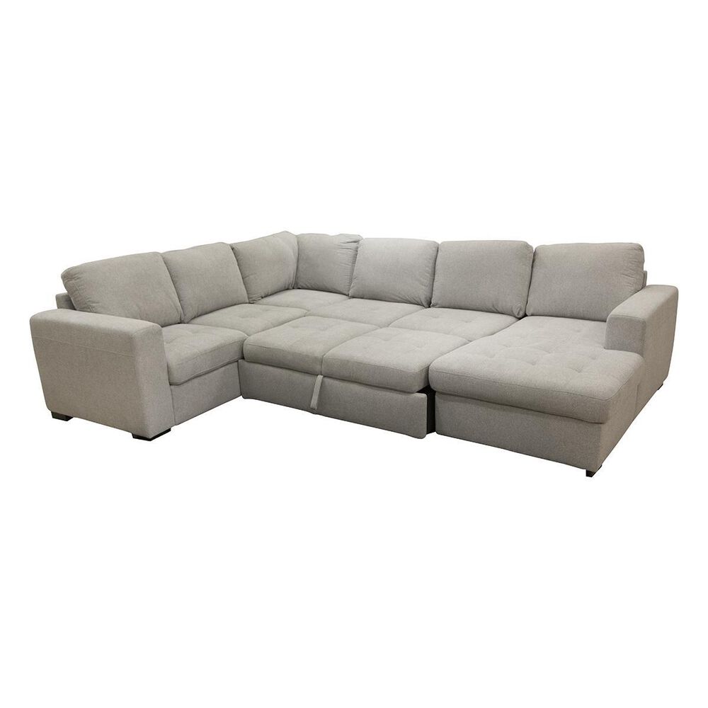 Tuscany Grove Claire 3-Piece Sleeper Sectional in Popstitch Dove, , large