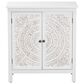 Baxton Studio Yelena 2-Door Storage Cabinet in White, , large