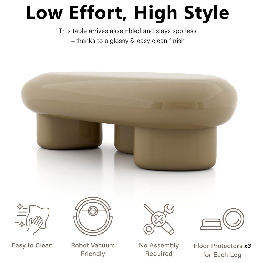 Furniture of America Rene 2-Piece Table Set in Light Brown, , large