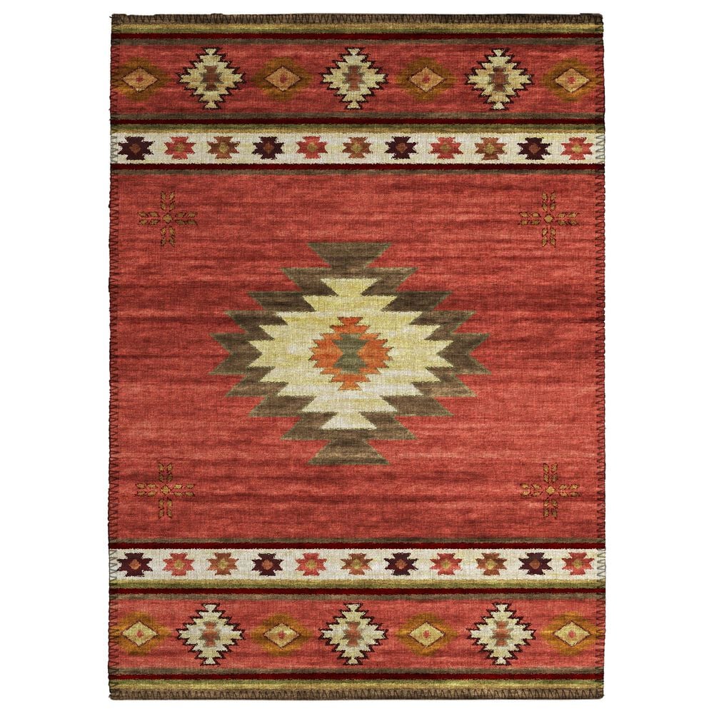 Dalyn Rug Company Phoenix 2"6" x 3"10" Paprika Indoor/Outdoor Area Rug, , large