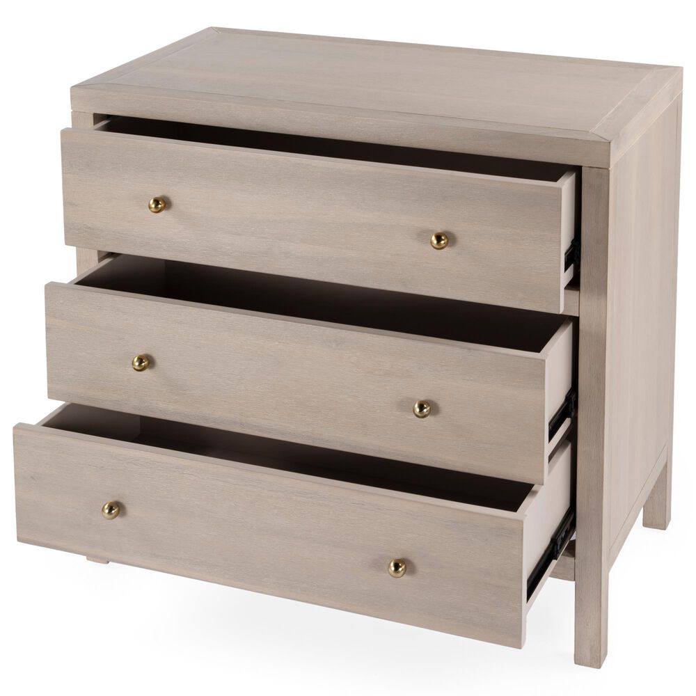 Butler Specialty Company Nora 3-Drawer Dresser in Antique Taupe, , large