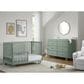 Oxford Baby Meridian 3-in-1 Convertible Crib in Olive Green, , large