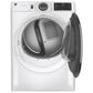 GE Appliances 7.8 Cu. Ft. Electric Dryer with Steam Cycle in White, , large