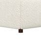 Richlands Furniture Belleville Queen Upholstered Platform Wingback Bed in Cream, , large